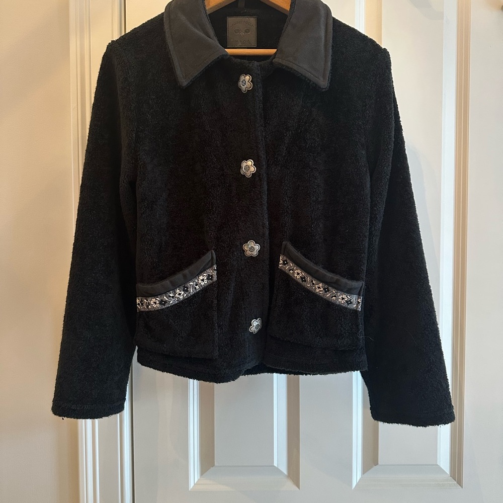 Wooly Bully Wear Black Blazer Women’s S – Metal Buttons